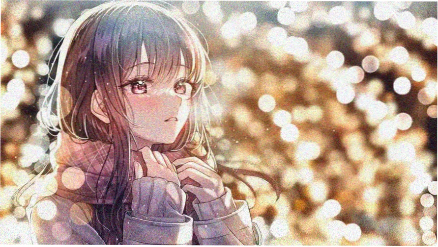 银白发色清冷系动漫美女主视觉